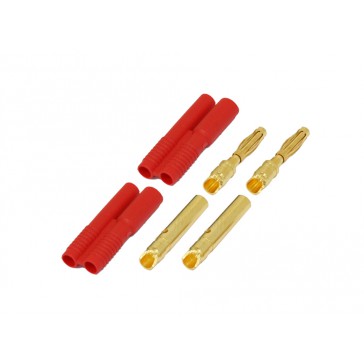 DISC.. Gold Plated connectors (2.0mm) with polarized housings