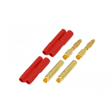 DISC.. Gold Plated connectors (2.0mm) with polarized housings
