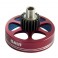 DISC.. NX4 20T Clutch bell cover upgrade (Red anodized)