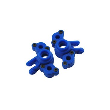 AXLE CARRIERS FOR TRAXXAS 1/16 MINI E-REVO/SLASH BLUE