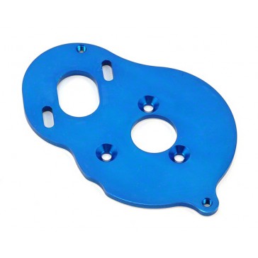 DISC.. B5/B5M FACTORY TEAM MILLED MOTOR PLATE - BLUE