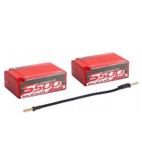 DISC.. LiPo 1/10 X-treme Race Hardcase 5500 Saddle Pack - 110C/55C 7.