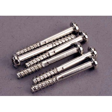 Screws, 3x24mm roundhead self-tapping (with shoulder) (6)