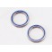 Ball bearings, blue rubber sealed (20x27x4mm) (2)