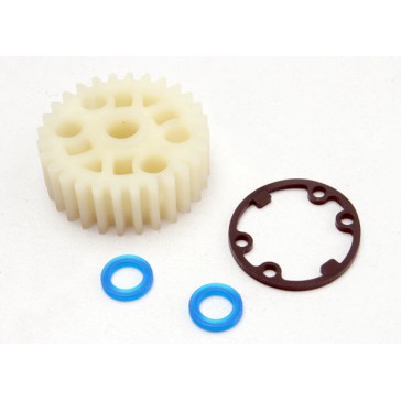 Gear, center differential (Revo)/ X-ring seals (2)/ gasket (