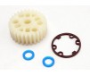 Gear, center differential (Revo)/ X-ring seals (2)/ gasket (