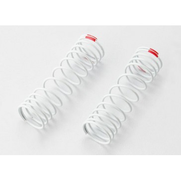 Springs, front (white) (progressive rate) (2) (fits Slash al