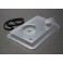 DISC.. Radio box lid (clear)/ rubber gasket (1) (for use with remot
