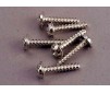 Screws, 3x15mm washerhead self-tapping (6)