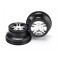 Wheels, SCT Split-Spoke, satin chrome, black beadlock style