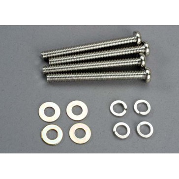 Screws, 6x60mm roundhead machine screws (4)/ 6.0 SW (4)/ 6x1