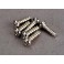 Screws, 2x6mm roundhead self-tapping (6)