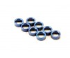 Spacer, pushrod (aluminum, blue) (use with 5318 or 5318X pus