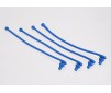 Body clip retainer, blue (4)