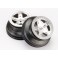 Wheels, SCT satin chrome, beadlock style, dual profile (2.2