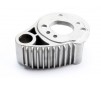 Motor mount, finned aluminum