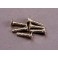 Screws, 3x12mm countersunk self-tapping (6)