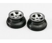 Wheels, SCT satin chrome, beadlock style, dual profile (2.2