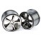 DISC.. Wheels, Gemini 3.8 (black chrome) (2)