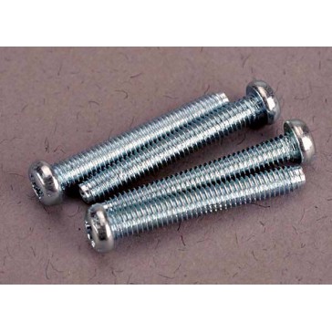 Screws, 2.5x19mm roundhead machine screws (4)