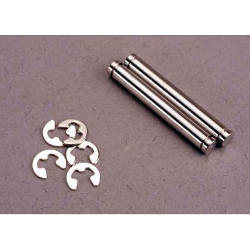 Suspension pins, 23mm hard chrome (2)/ E-clips (4)