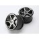 Wheels, Gemini 3.8 (black chrome) (2) (use with 17mm splined