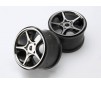 Wheels, Gemini 3.8 (black chrome) (2) (use with 17mm splined