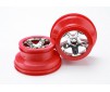 DISC.. Wheels, Sct Chrome, Red Beadlo