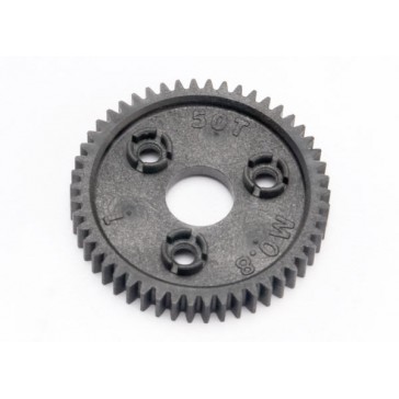 Spur gear, 50-tooth (0.8 metric pitch, compatible with 32-pi