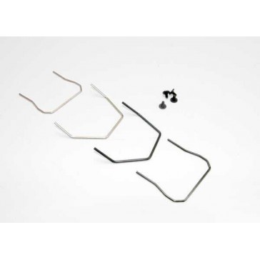 Wires, sway bar (front & rear, hard & soft) (Slash 4X4)/ 3x6