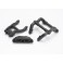 DISC.. Wheelie bar mounts/ rear skidplate (black)