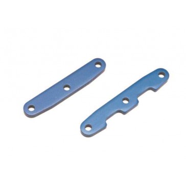 Bulkhead tie bars, front & rear, aluminum (blue-anodized)