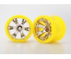 Wheels, Geode 2.2 (chrome, yellow beadlock style) (12mm h