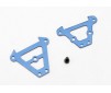 Bulkhead tie bars, front & rear (blue-anodized aluminum)/ 2.