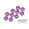 Alu Countersunk Shim - Violet (10), H296510-V