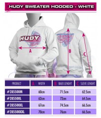 Sweater Hooded - White (Xxl), H285500XXL