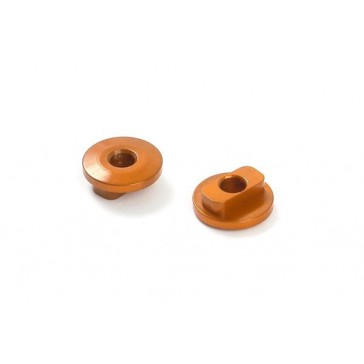 ALU RADIO PLATE BUSHING FIXED - ORANGE (2)