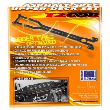 T2'008 Asphalt-Spec Upper Deck Graphite + Rear Upper Deck S