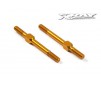 Alu Adj. Turnbuckle M3 L/R 39 Mm - Orange - Swiss 7075 T6 (2