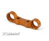 ALU STEERING PLATE FOR DUAL SERVO SAVER - ORANGE