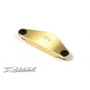 BRASS CHASSIS WEIGHT REAR 20g