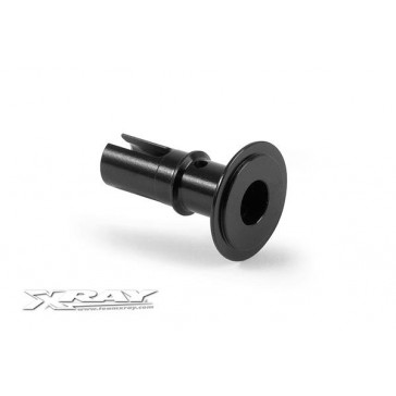 Alu T6 Diff Long Output Shaft - Hard Coated - Black