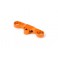 T4'14 ALU STEERING PLATE 8.5MM FOR DUAL SERVO SAVER - ORANGE