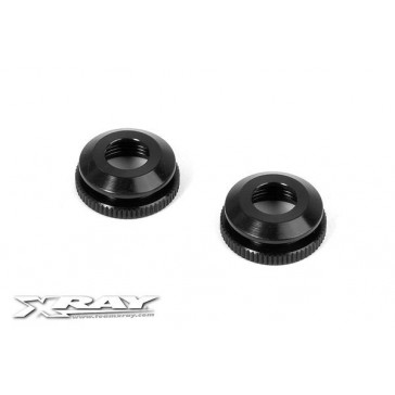 XB9 ALU SHOCK BODY NUT FOR SHOCK BOOT (2)