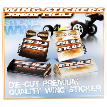 XB808 Wing Sticker Die-Cut White