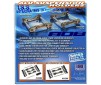XB808 Alu Rear Lower Susp. Holders Set- Swiss 7075 T6 (7mm)