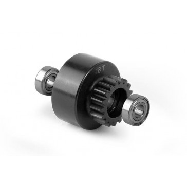 XB808 Clutch Bell 18T With Oversized 5X12X4mm Ball-Bearings