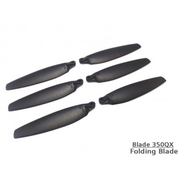 DISC.. 350QX  Foldable Blade -Black (6 pcs, 3R+3L)