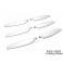 DISC.. 350QX  Foldable Blade -White (6 pcs, 3R+3L)