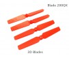 DISC.. 200QX 3D Fixed Props - Red (4 pcs, 2R+2L)